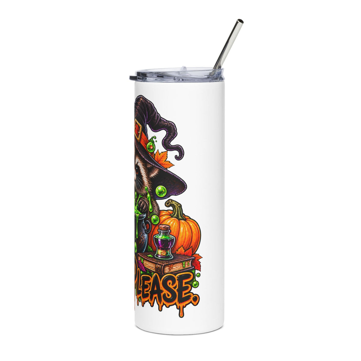 Witch, Please. Raccoon - 20oz Stainless Steel Tumbler
