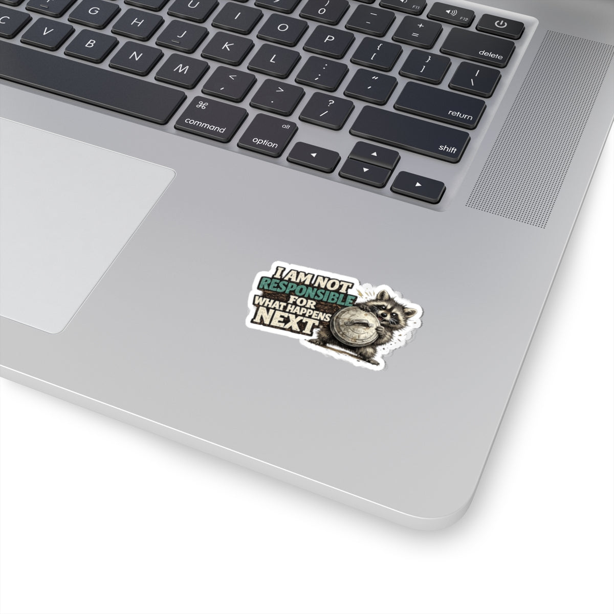 Not Responsible Raccoon Stickers