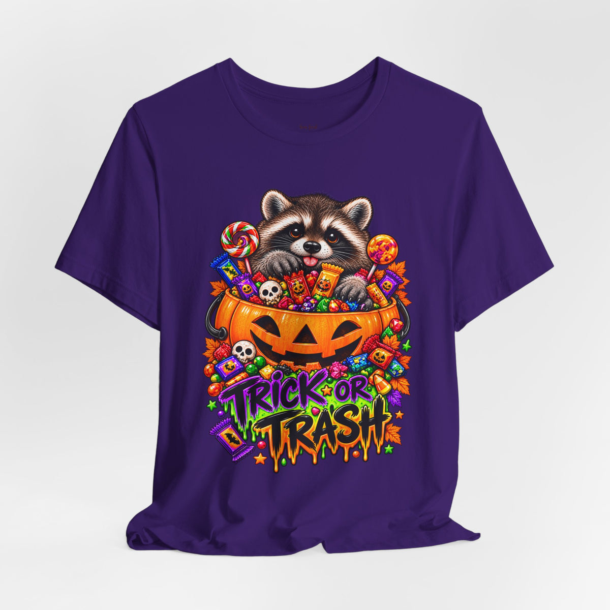 Trick or Trash Raccoon T-Shirt
