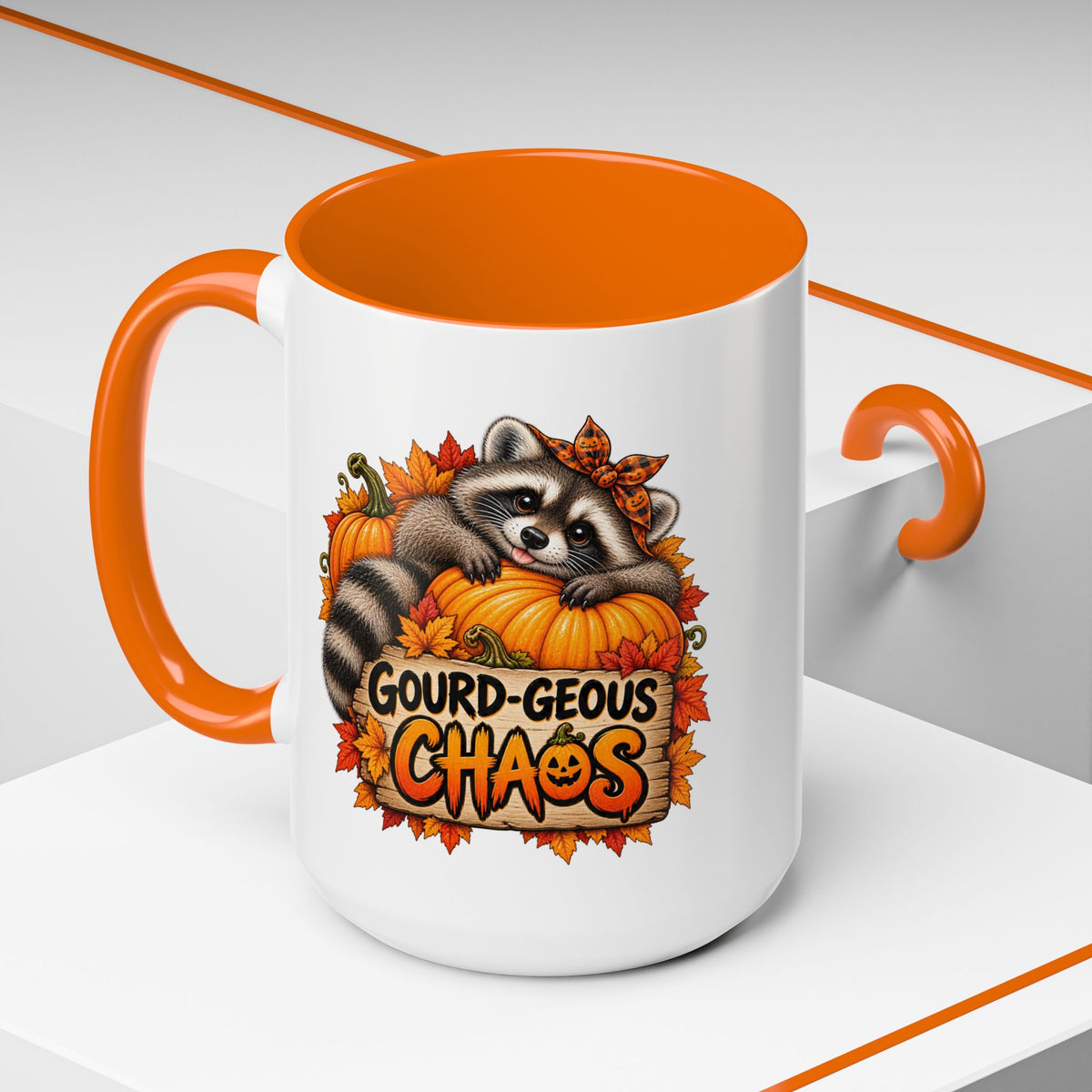 Gourd-geous Raccoon Coffee Mug (11/15oz)