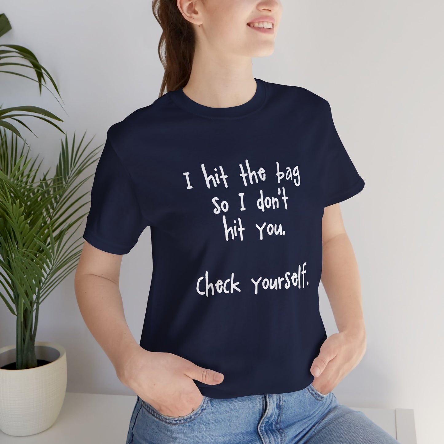 "Check Yourself" Kickboxing Tee
