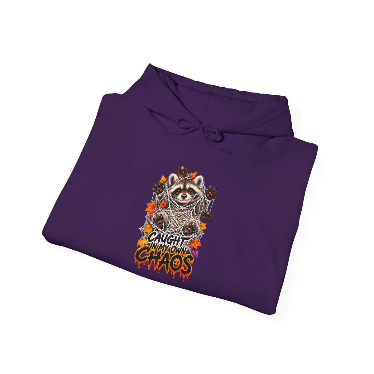Caught Raccoon Hooded Sweatshirt