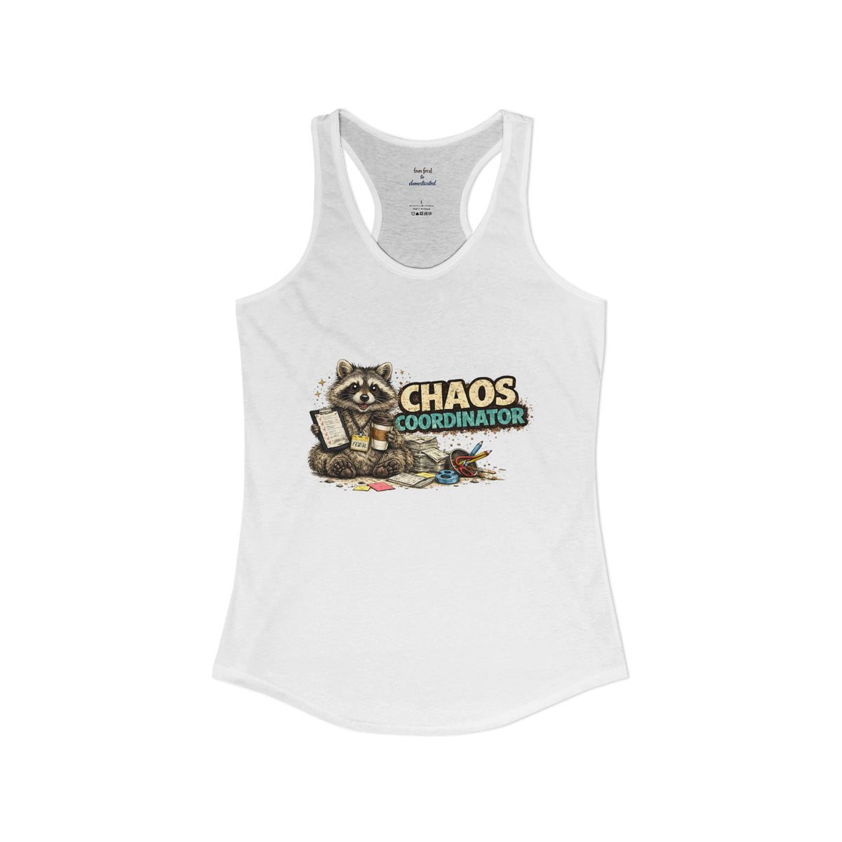 Chaos Coordinator Racerback Tank