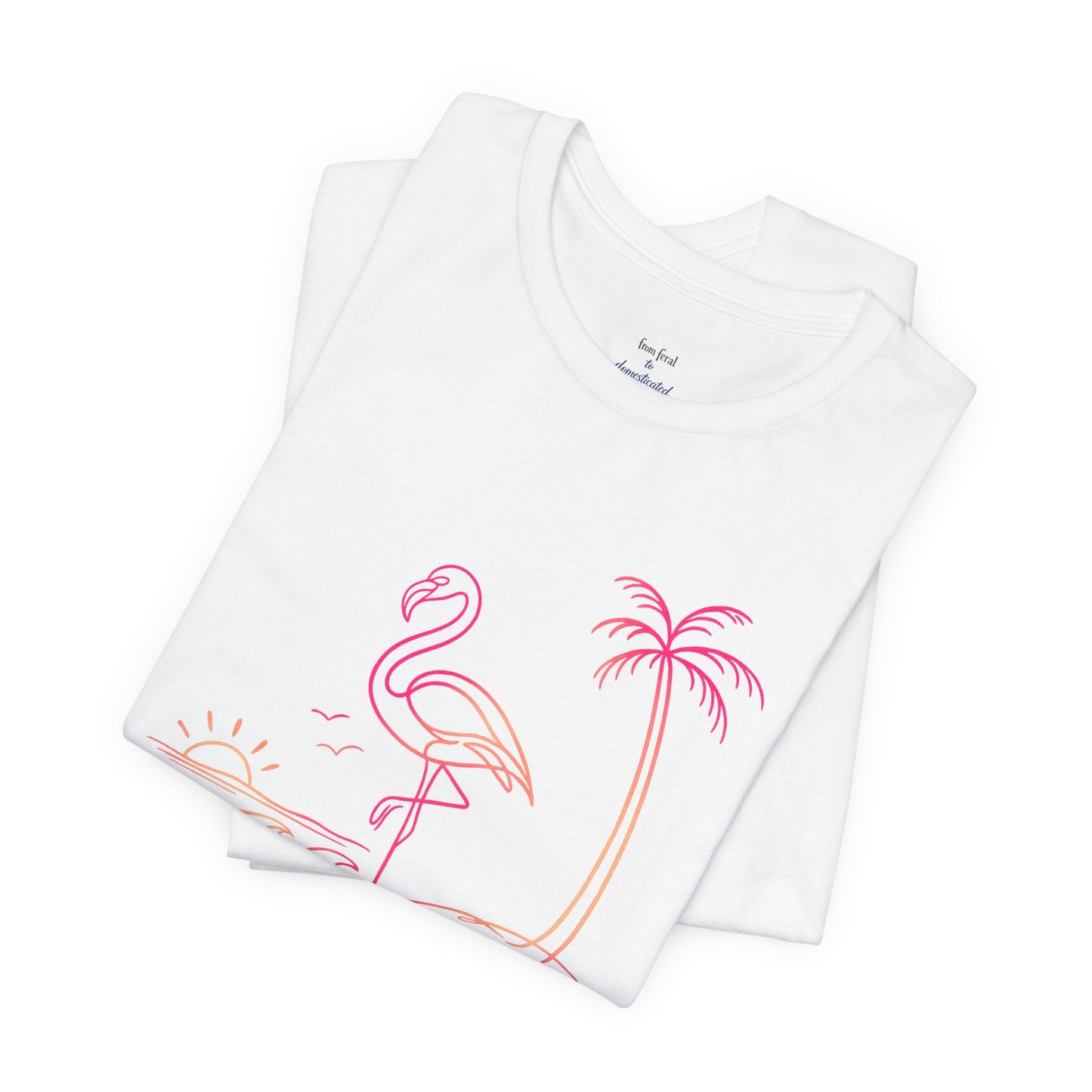 Flamingo Wild Lines T-Shirt