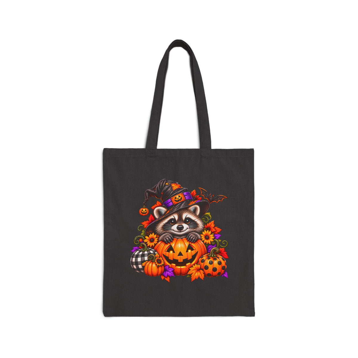 Halloween Raccoon Tote Bag
