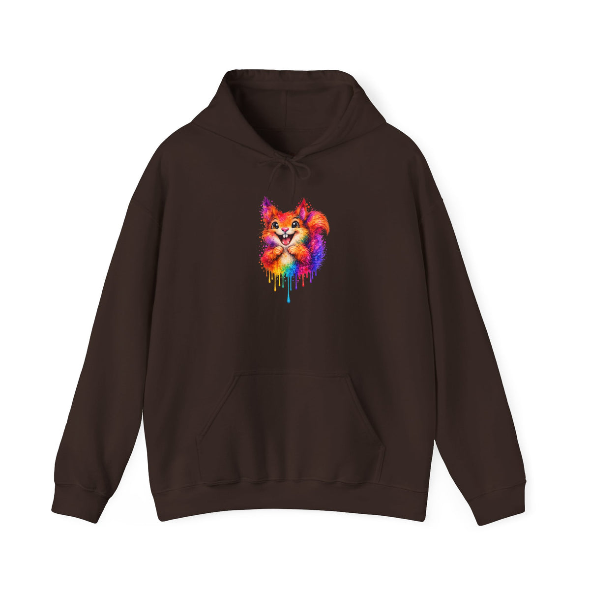 Watercolor Squirrel Hooded Sweatshirt