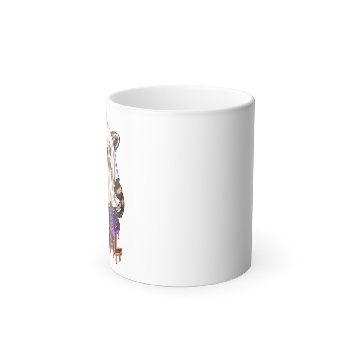 Ghosted Raccoon Color-Changing Mug  11 oz