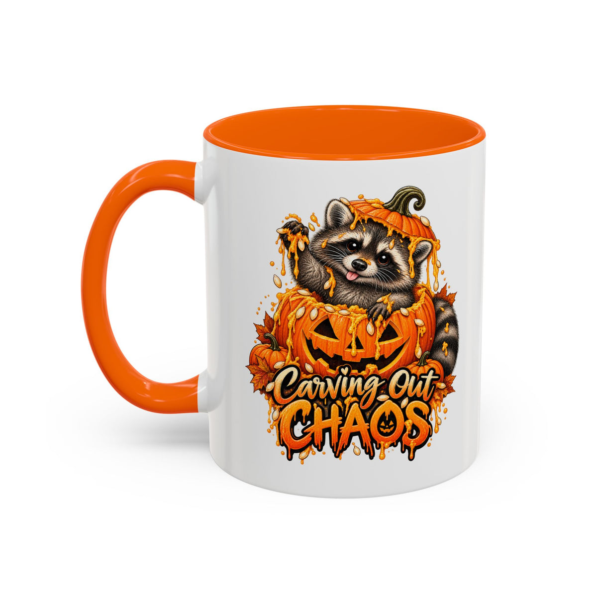 Carving Out Chaos Raccoon Coffee Mug  (11/15oz)