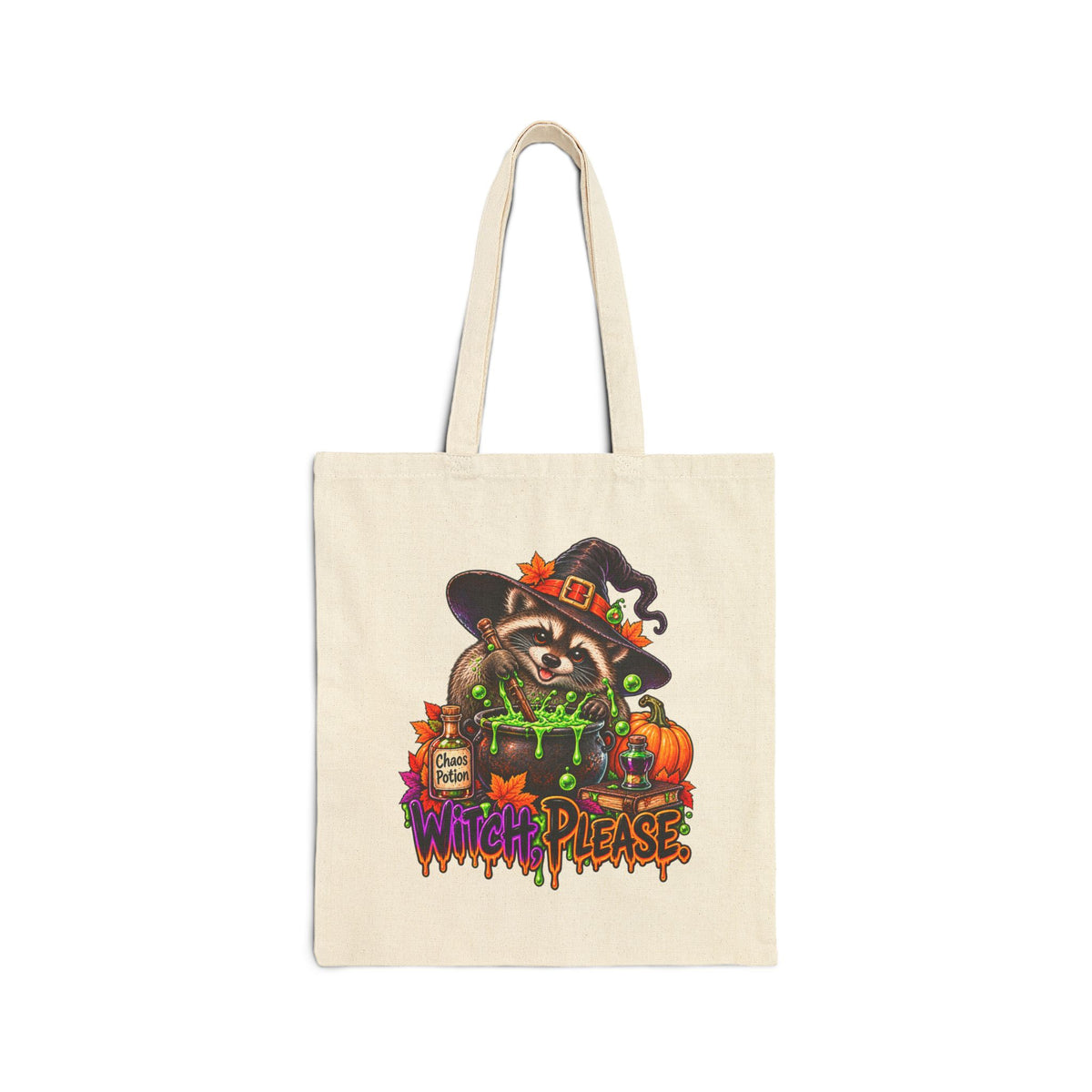 Witch, Please. Raccoon Tote Bag