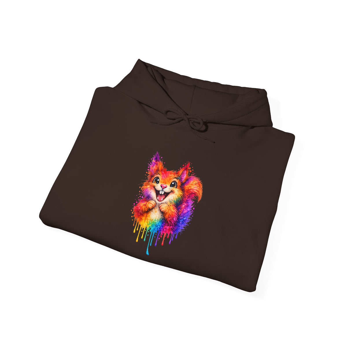 Watercolor Squirrel Hooded Sweatshirt