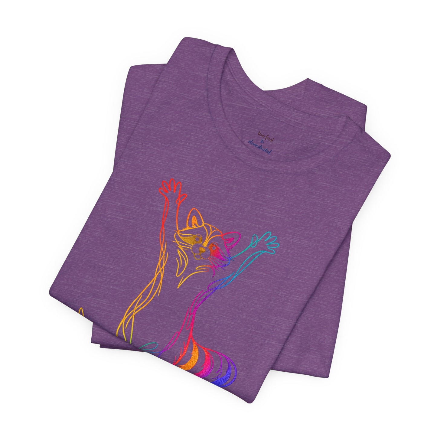 Raccoon Tee — Minimal Line Raccoon Scenic Graphic T-Shirt
