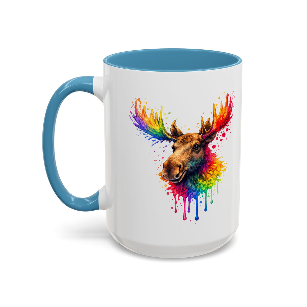 Watercolor Moose Coffee Mug  (11/15oz)