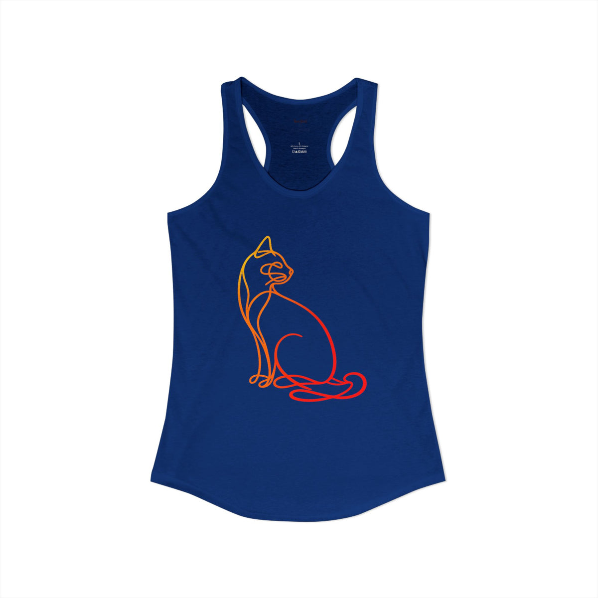 Sunrise Cat Racerback Tank