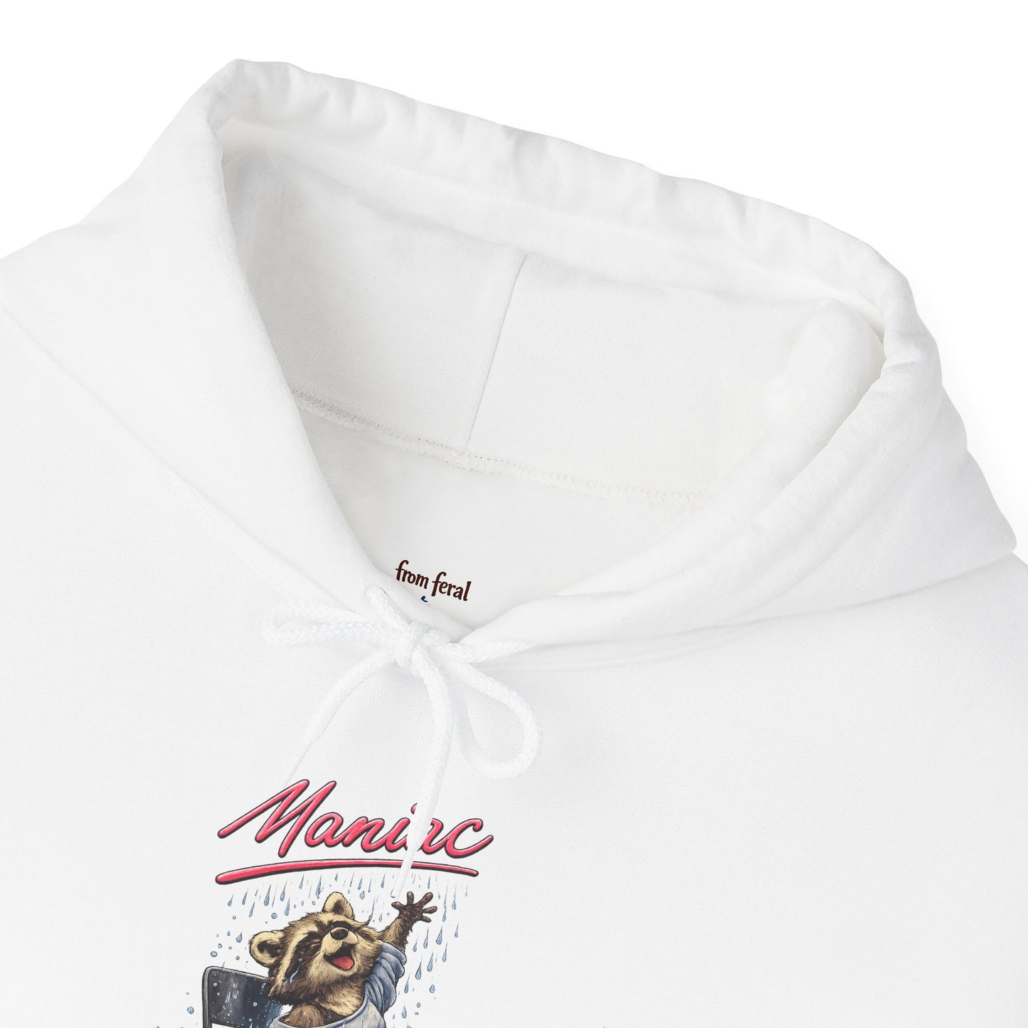 Dancing Raccoon "Maniac" Hooded Sweatshirt