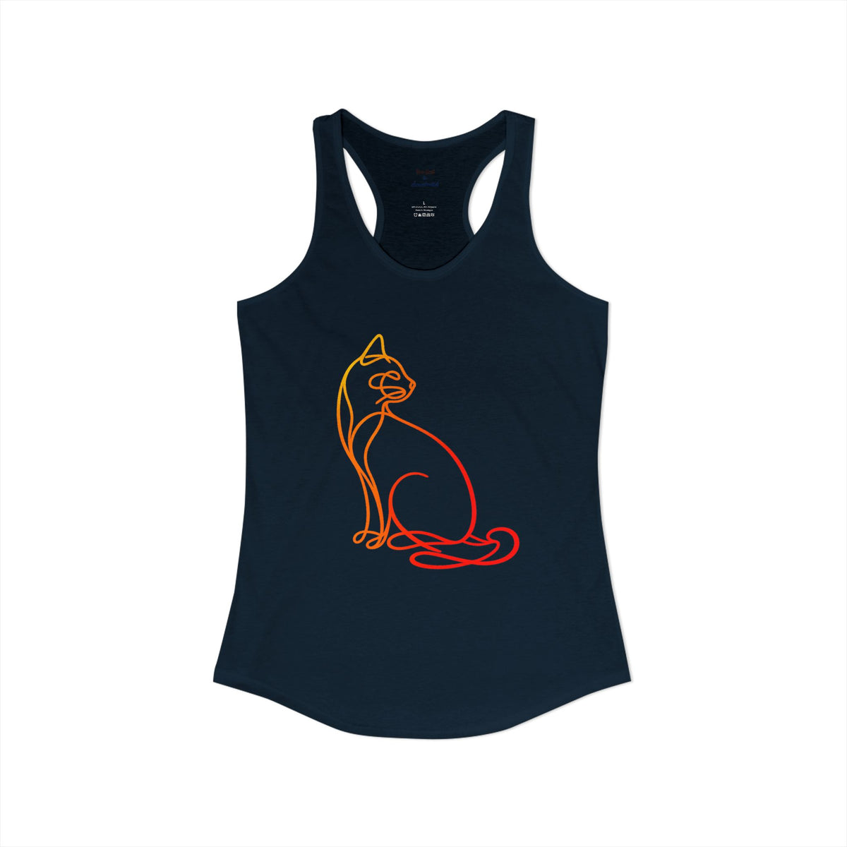 Sunrise Cat Racerback Tank
