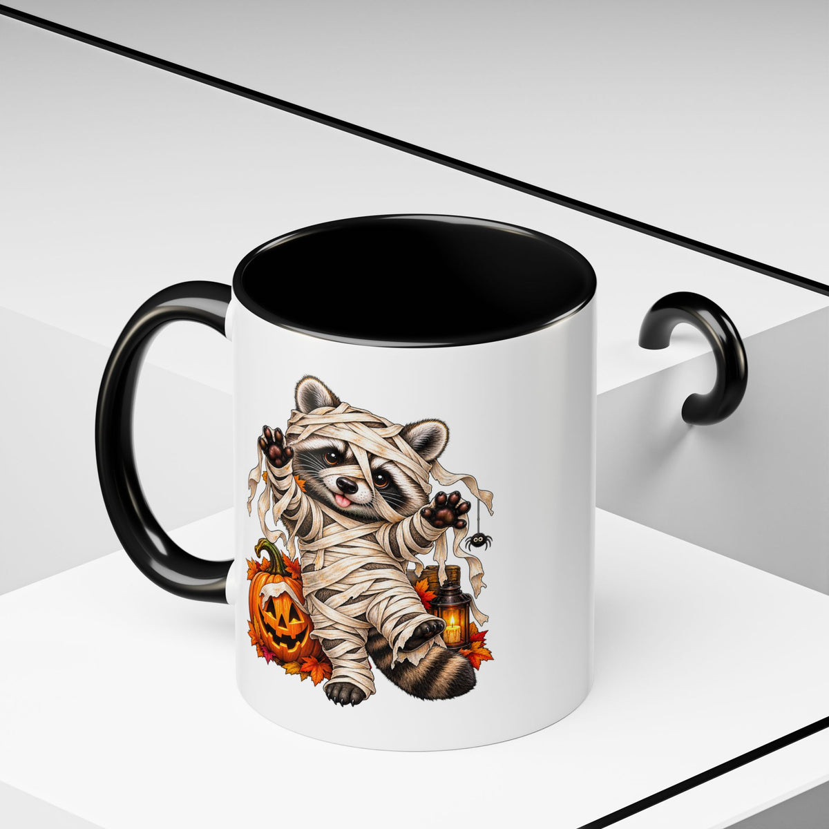 Halloween Mummy Raccoon Coffee Mug  (11/15oz)
