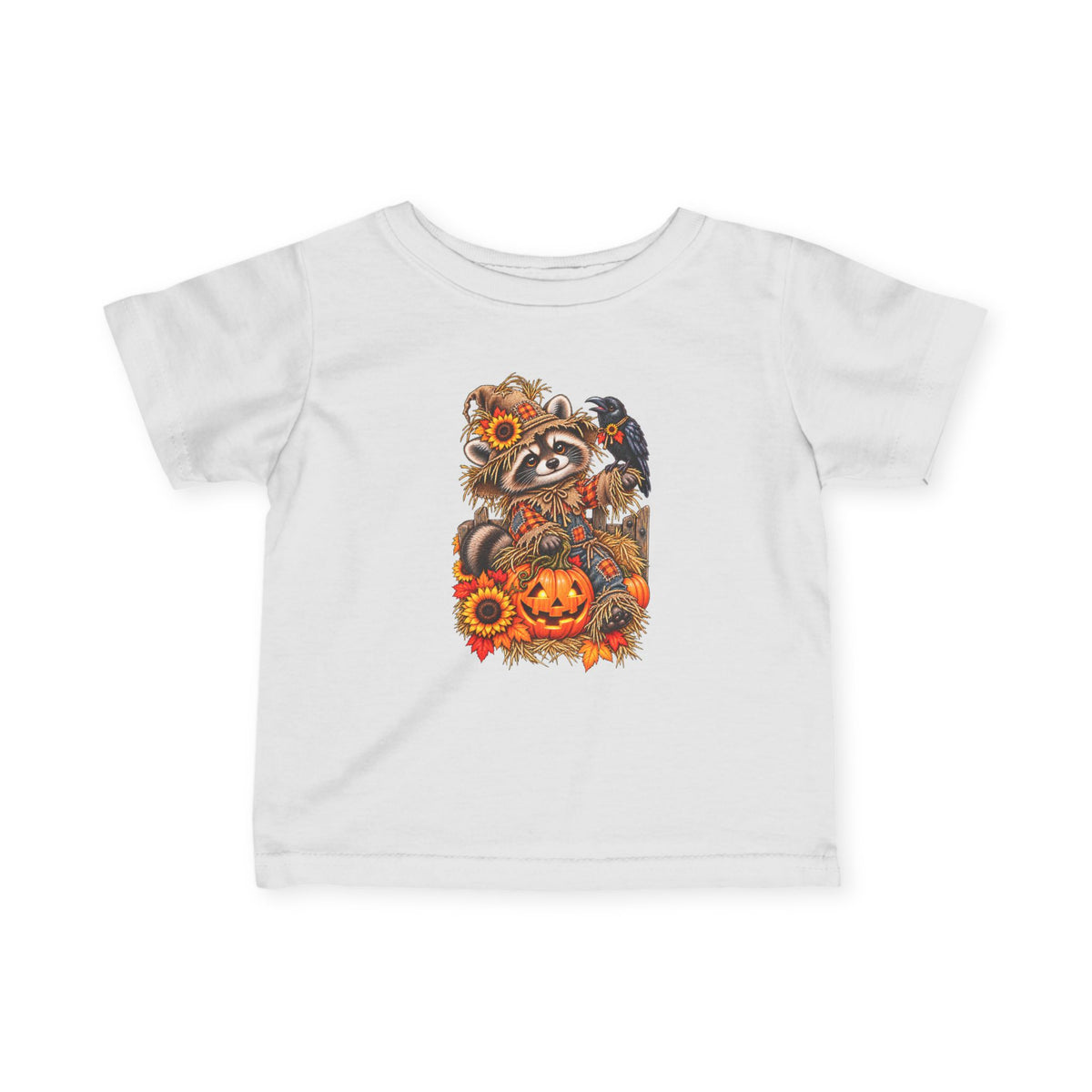 Scarecrow Raccoon Infant Tee