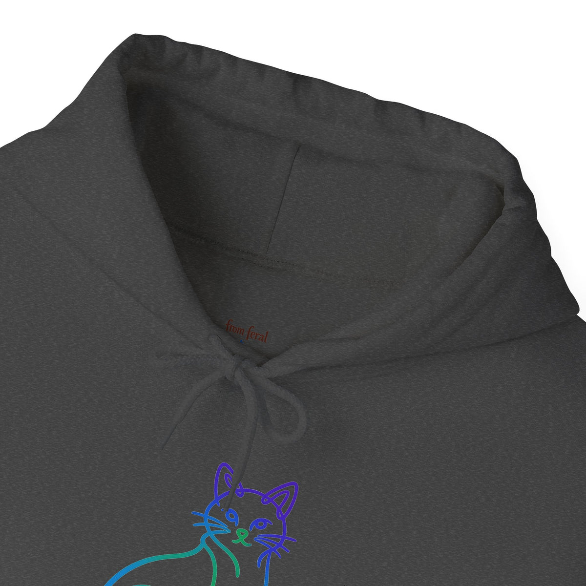 Northern Lights Cat Hooded Sweatshirt