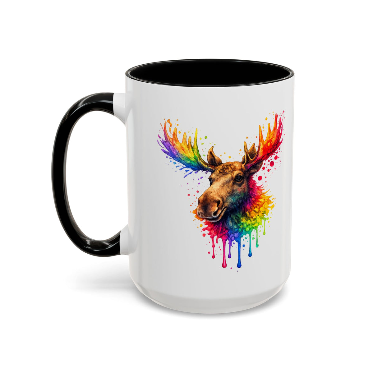Watercolor Moose Coffee Mug  (11/15oz)