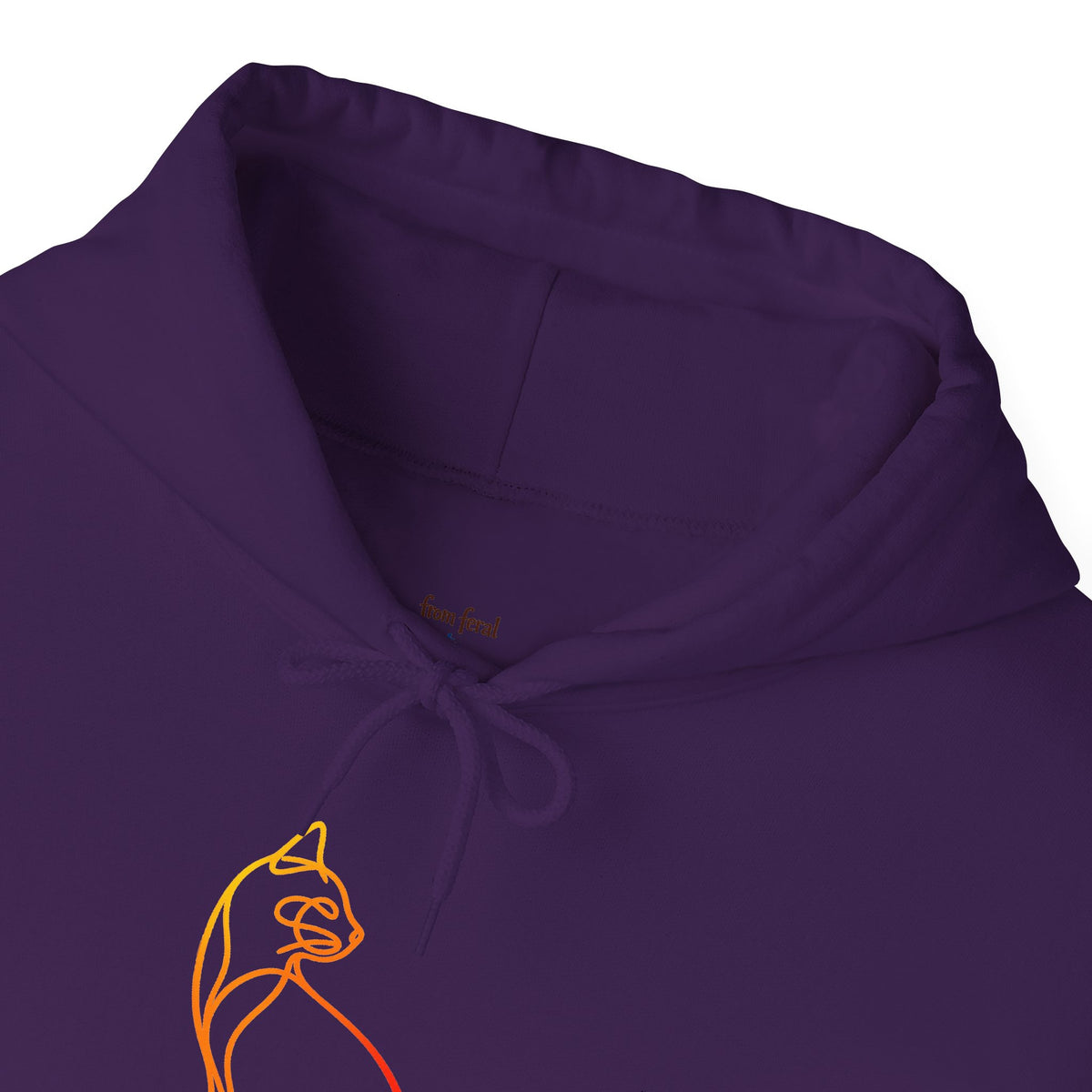 Sunrise Cat Hooded Sweatshirt