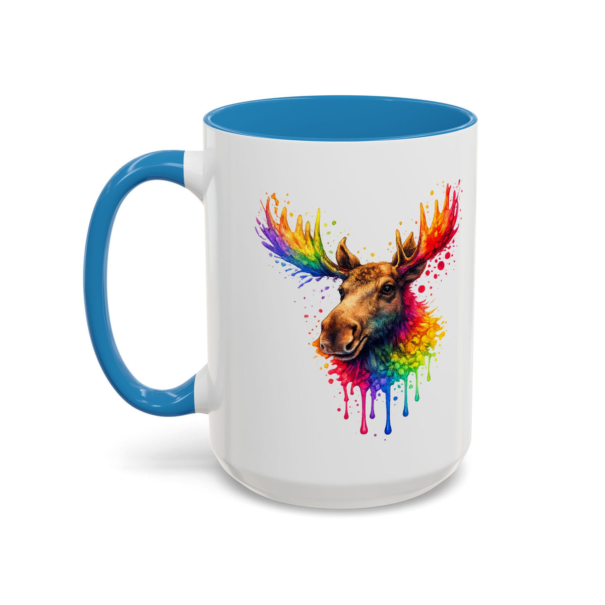 Watercolor Moose Coffee Mug  (11/15oz)