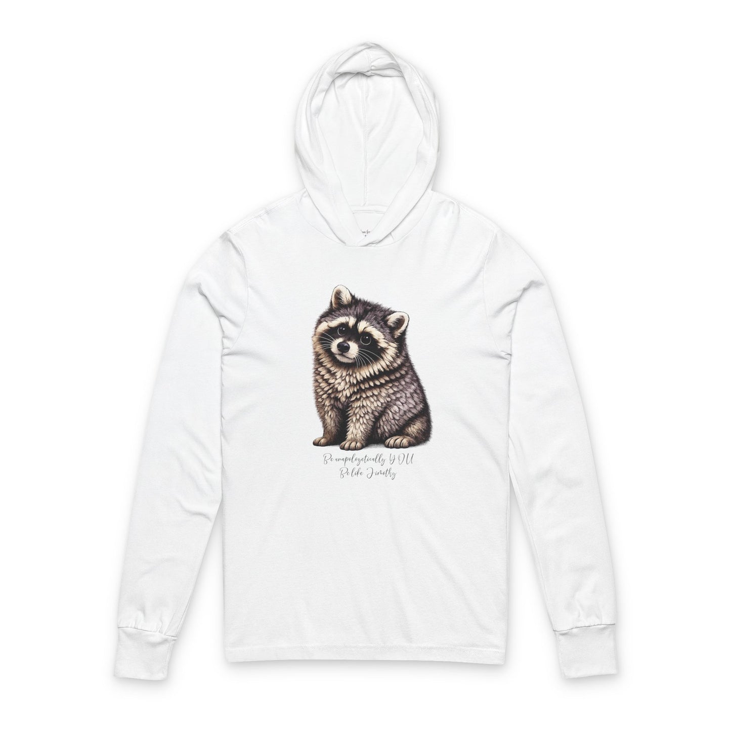 Jimothy The Raccoon Hooded Long Sleeve T-Shirt