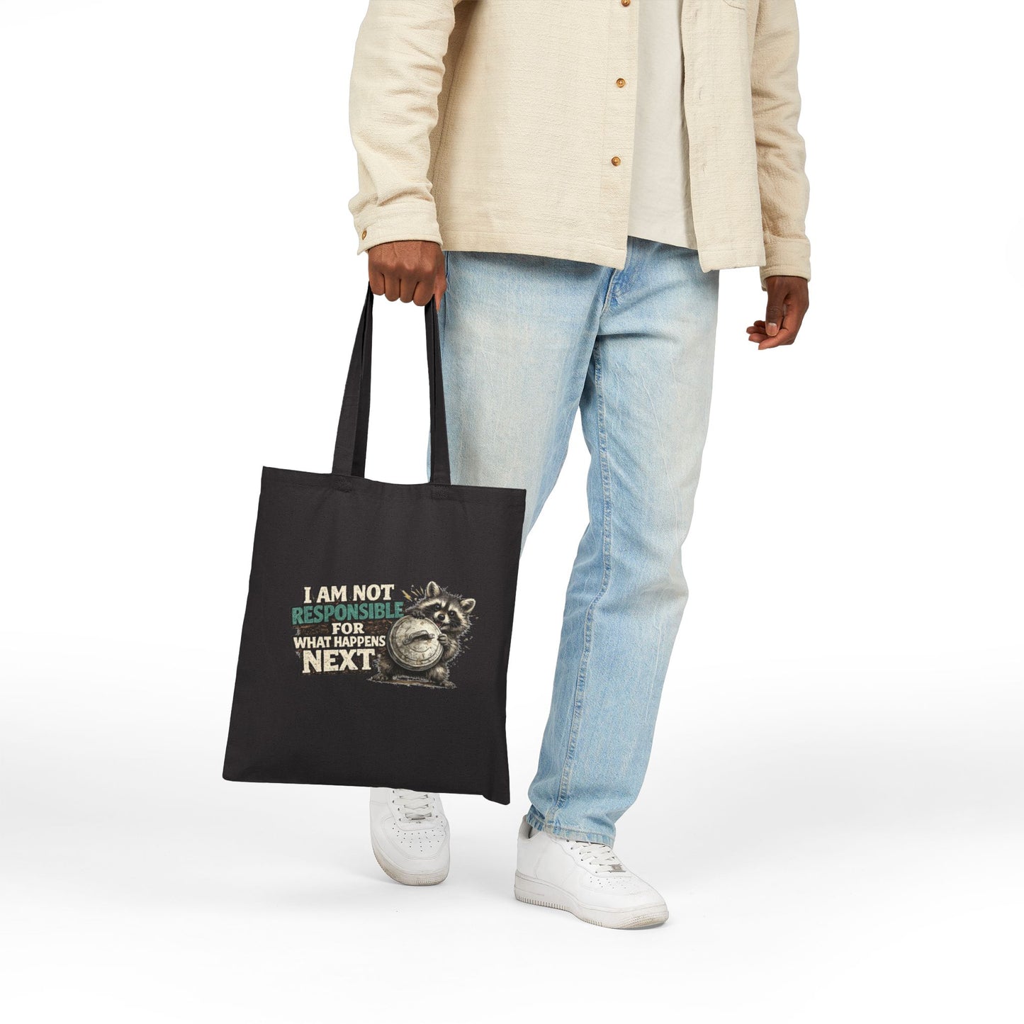 I'm Not Responsible Canvas Tote Bag