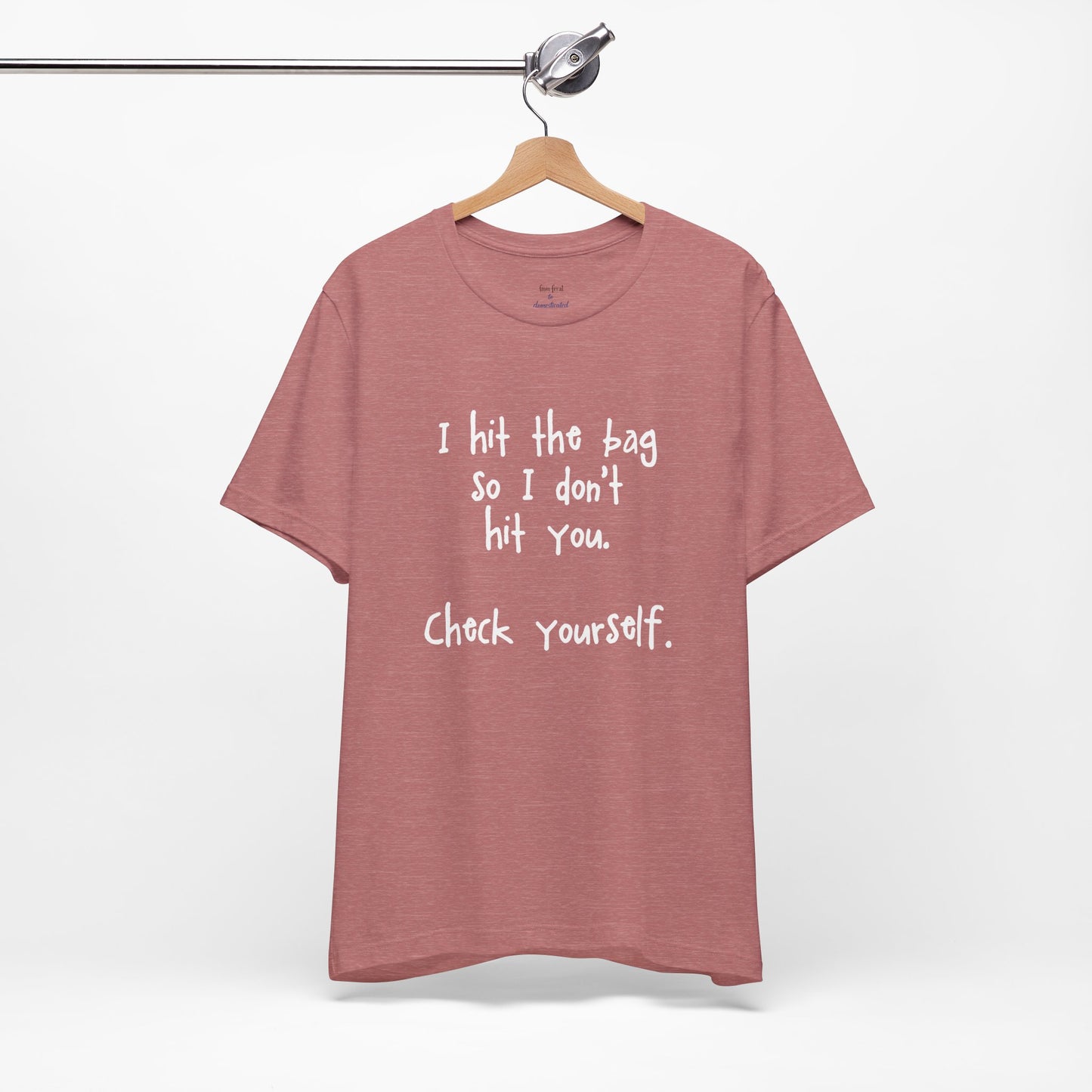 "Check Yourself" Kickboxing Tee