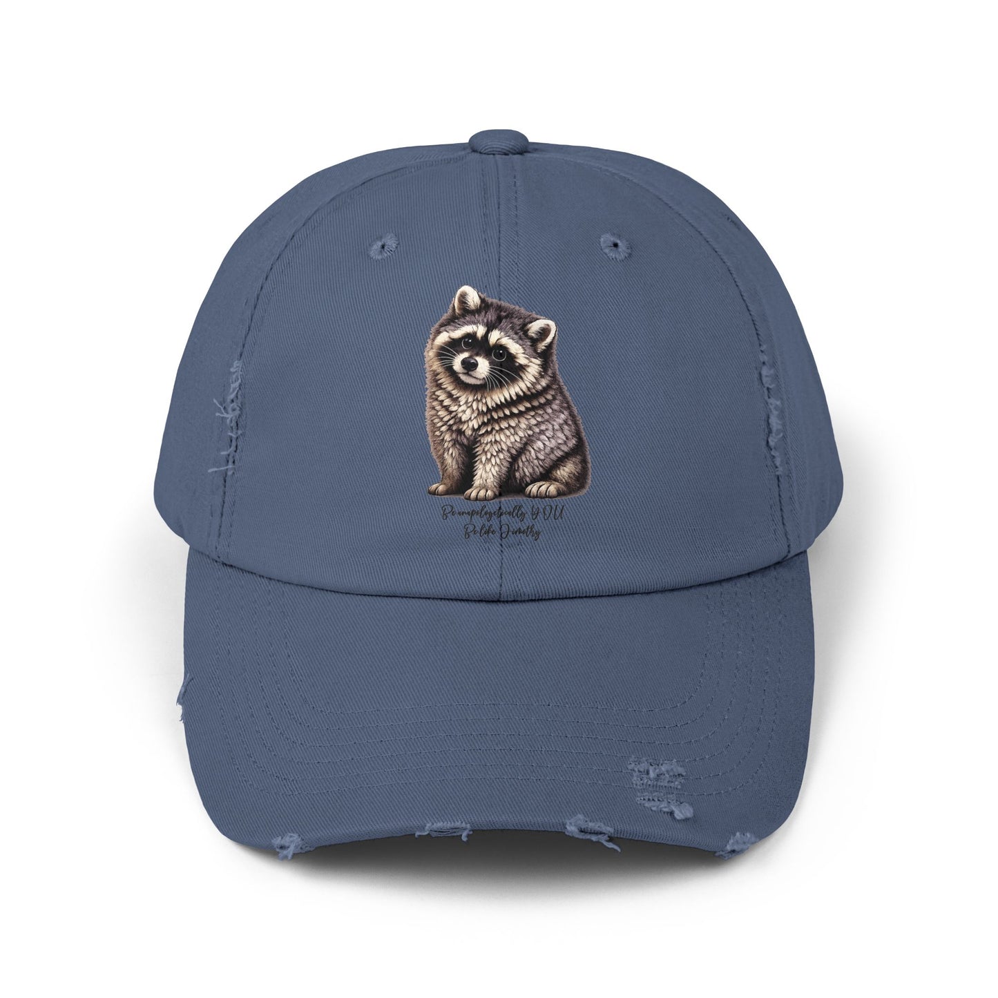 Jimothy The Raccoon Distressed Cap —  Inspirational, Viral Sensation