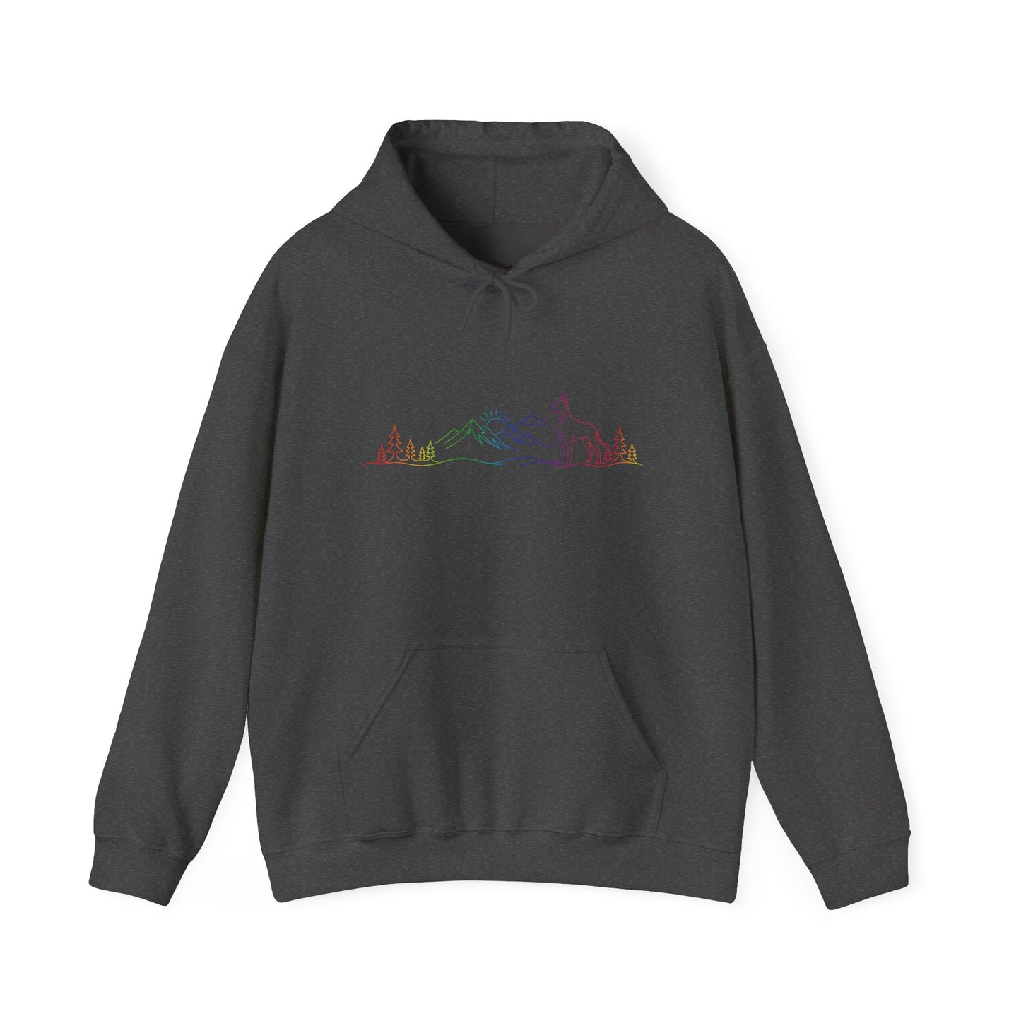 Great Dane, cropped ears, Hoodie