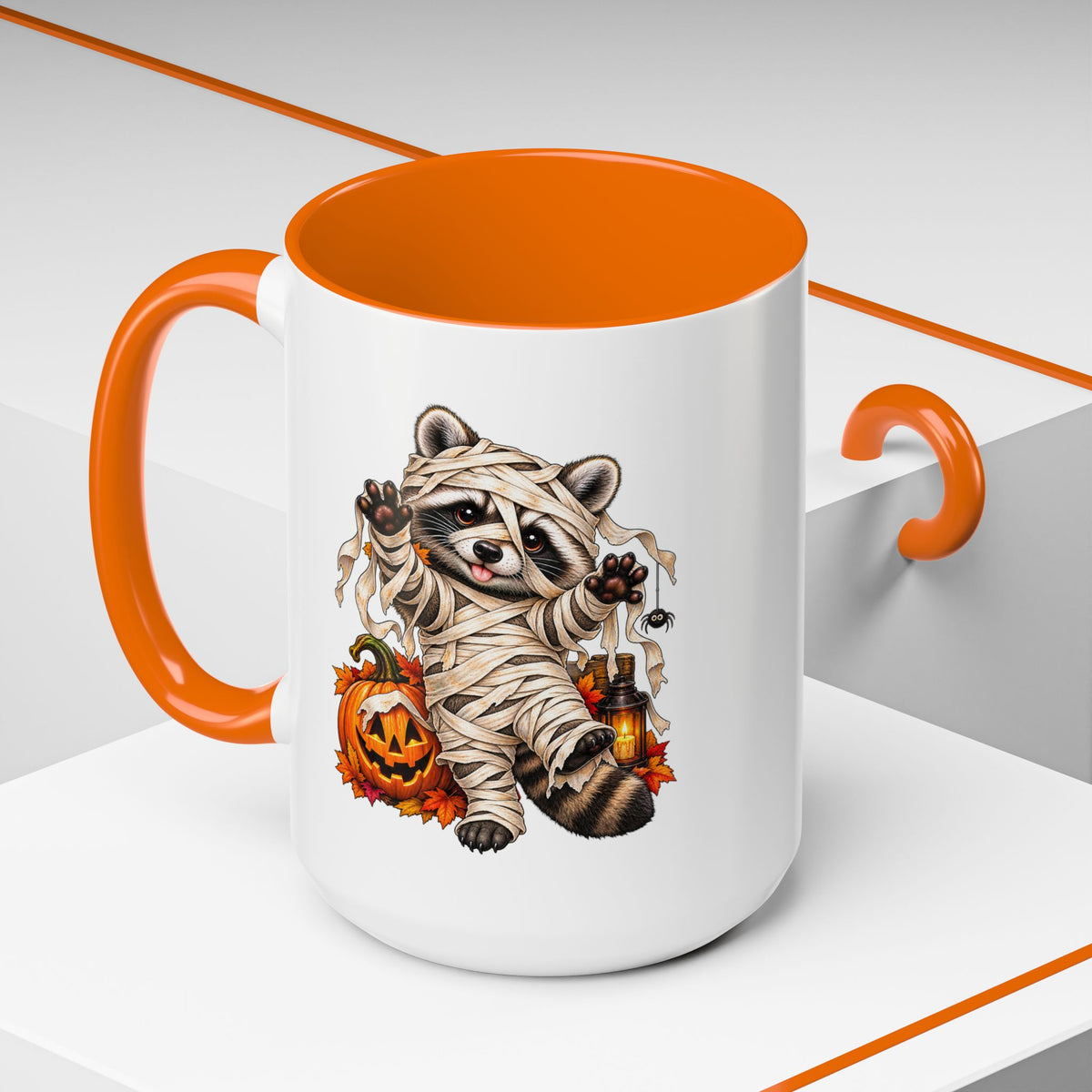 Halloween Mummy Raccoon Coffee Mug  (11/15oz)