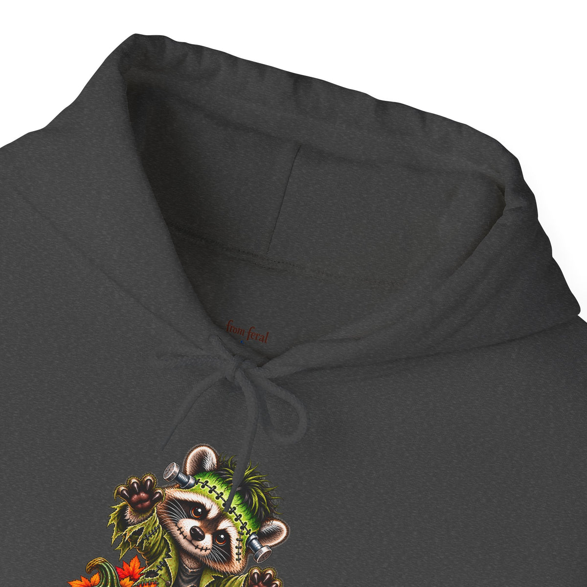 Frankenstein Raccoon Halloween Hooded Sweatshirt