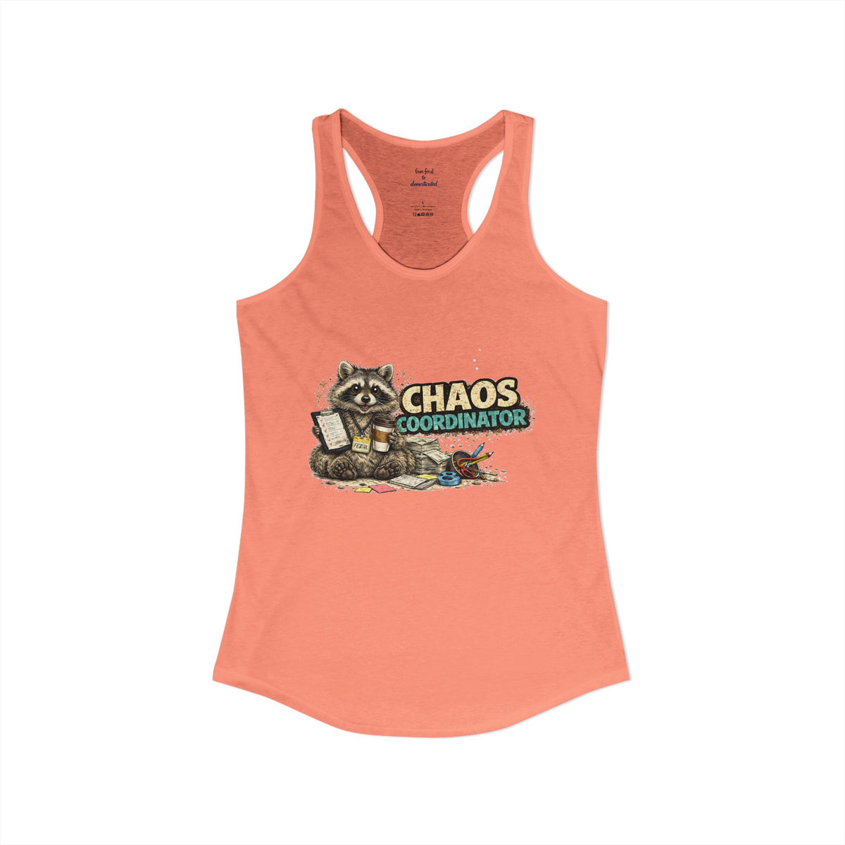 Chaos Coordinator Racerback Tank