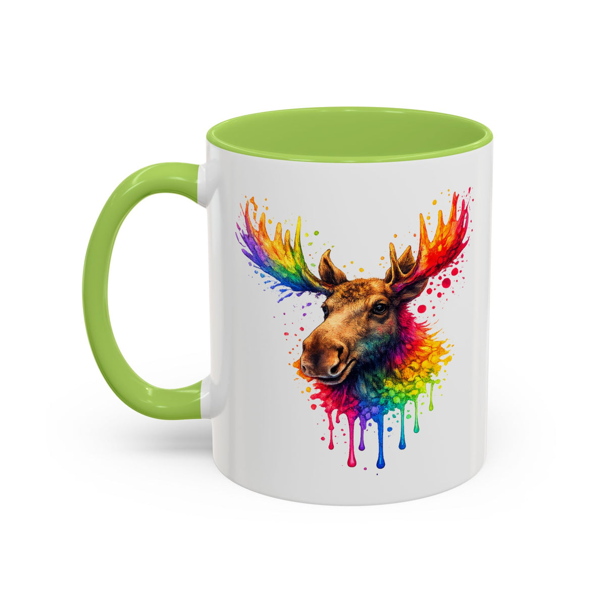 Watercolor Moose Coffee Mug  (11/15oz)