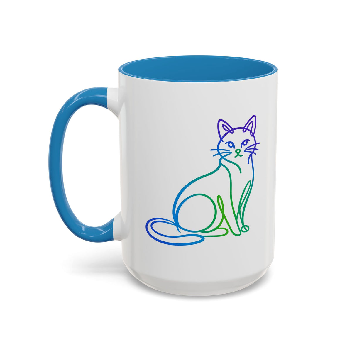 Northern Lights Cat Coffee Mug  (11/15oz)