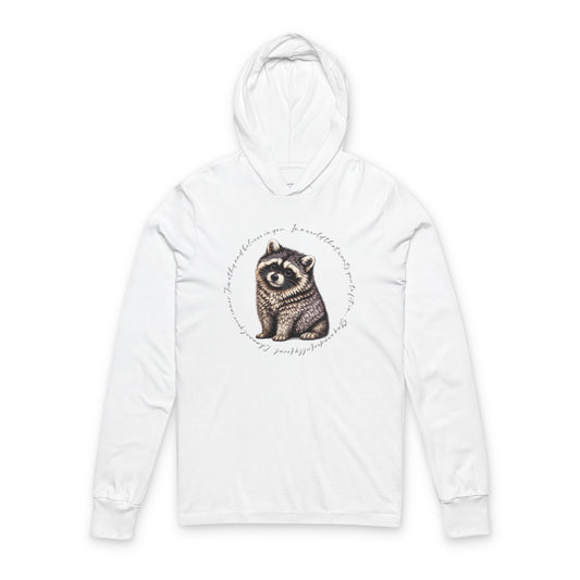 Jimothy The Raccoon Hooded Long Sleeve T-Shirt