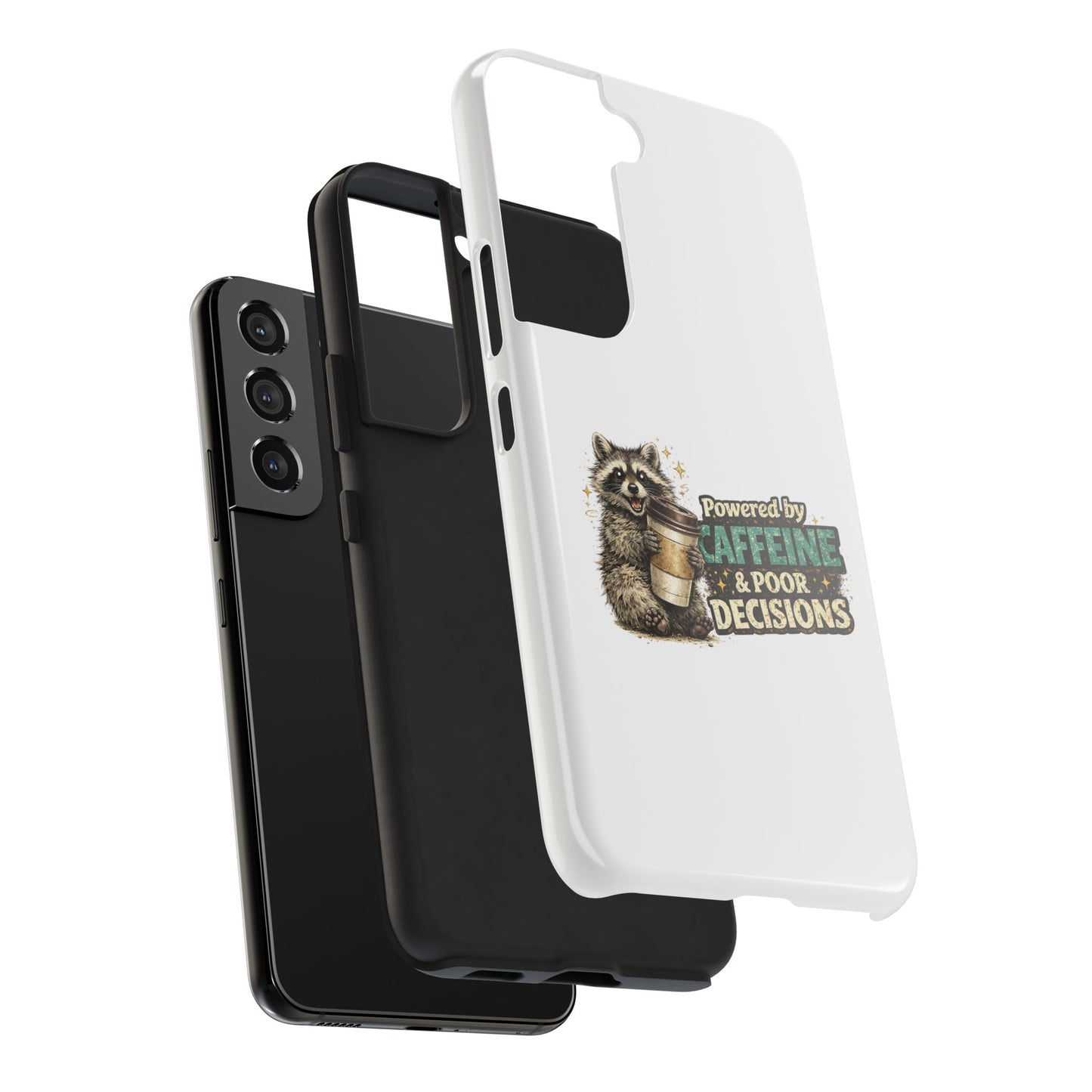 Poor Decisions Raccoon Phone Case — Tough & Cute Protective Phone Cover