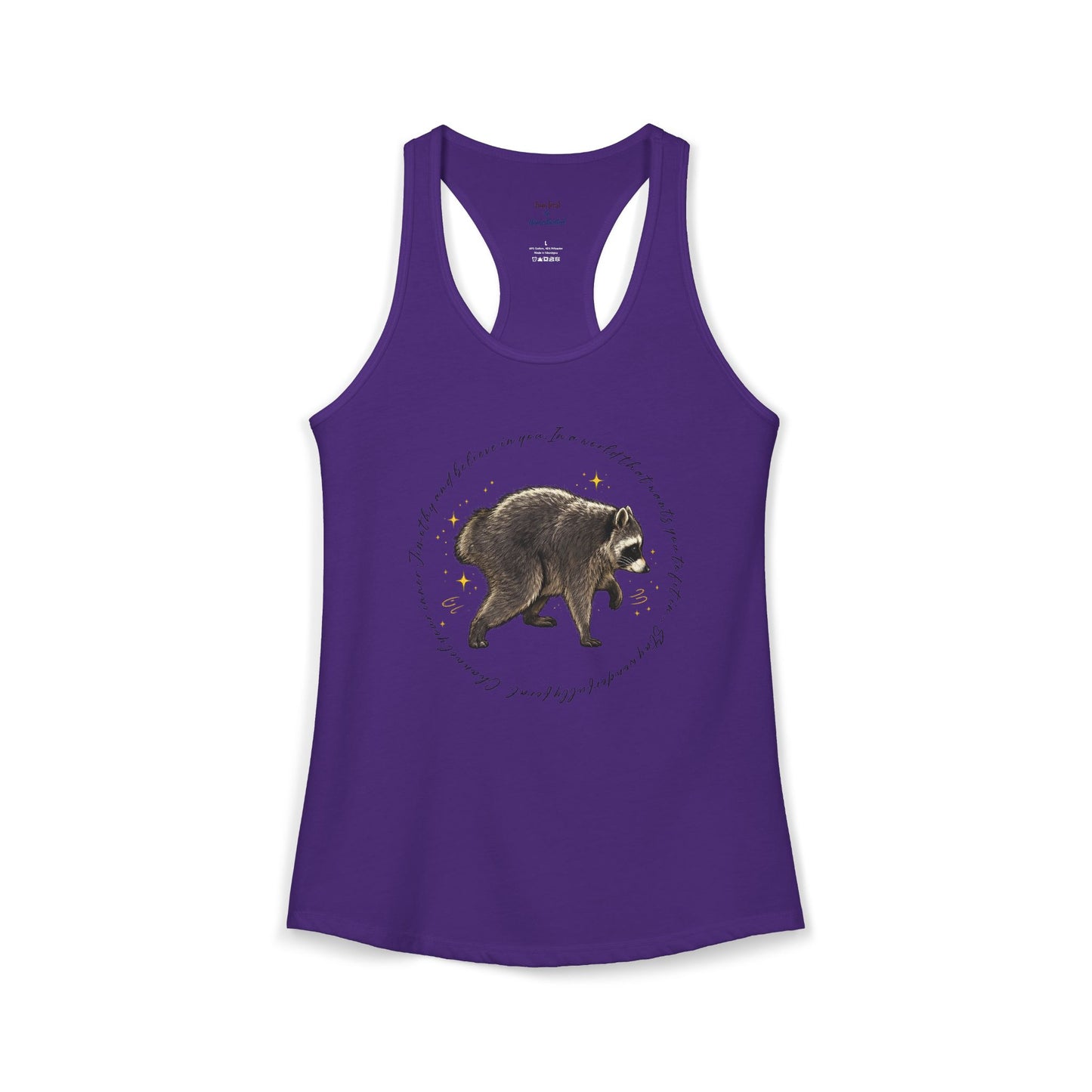 Jimothy Raccoon Racerback Tank