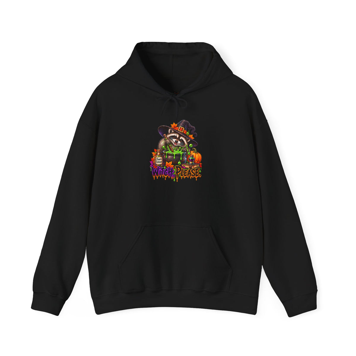 Witch, Please. Raccoon Hooded Sweatshirt