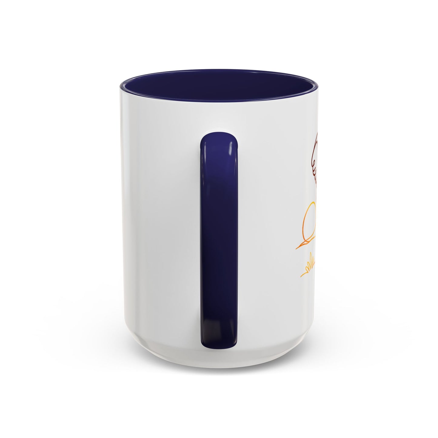 Safari Sunrise Coffee Mug — Minimal Line Elephant Design (11/15oz)