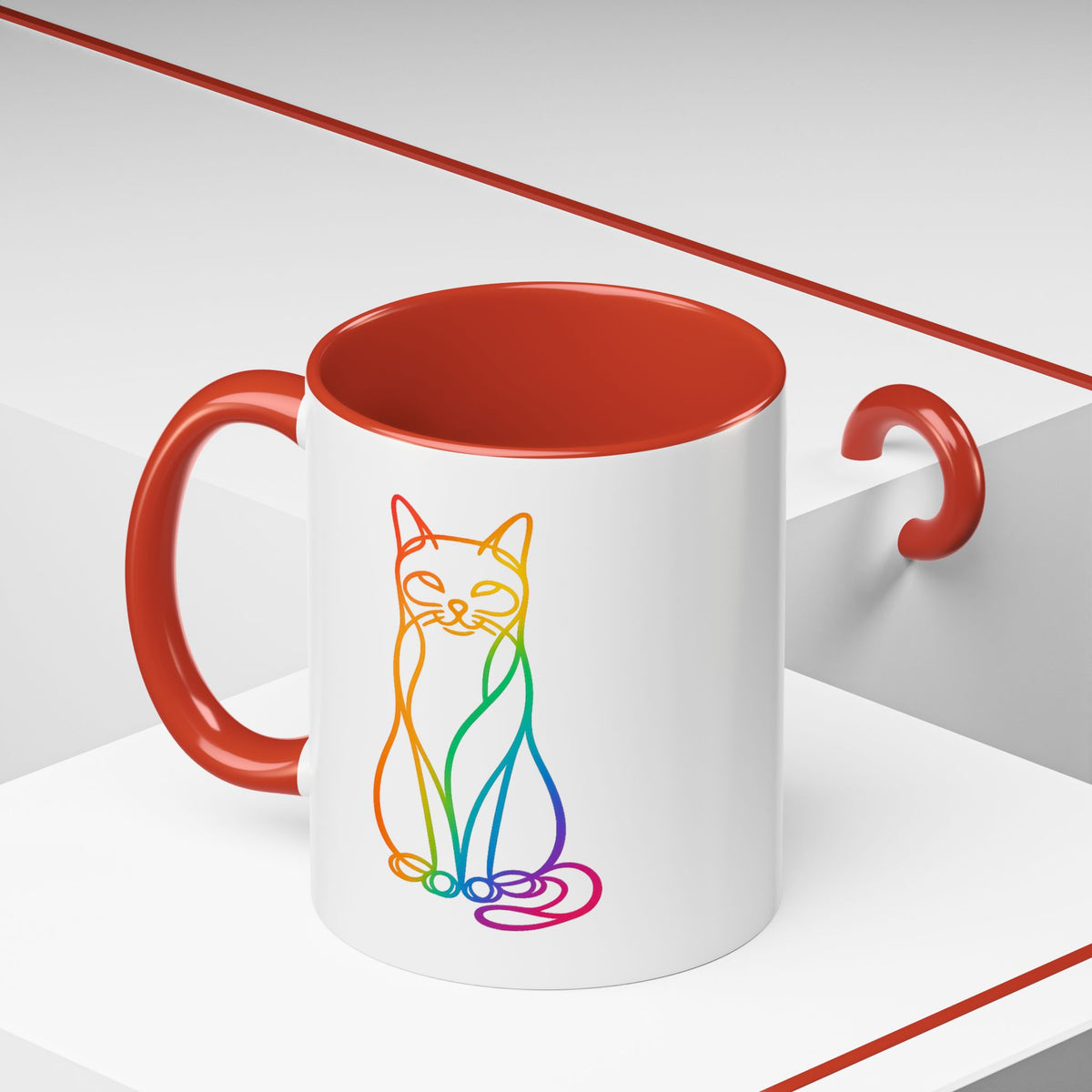 Rainbow Cat Coffee Mug  (11/15oz)