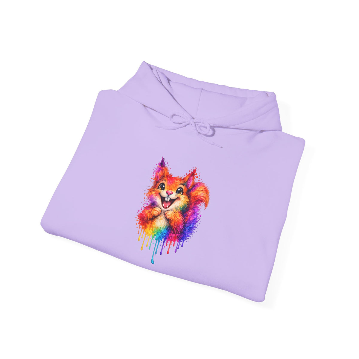 Watercolor Squirrel Hooded Sweatshirt