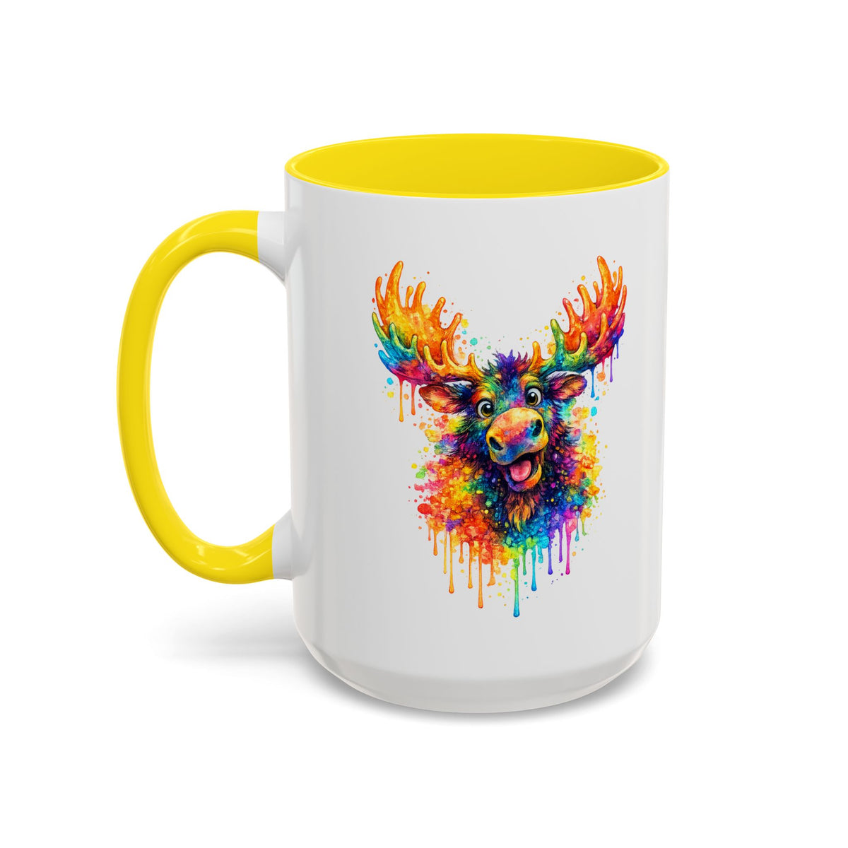 Watercolor Moose Coffee Mug  (11/15oz)