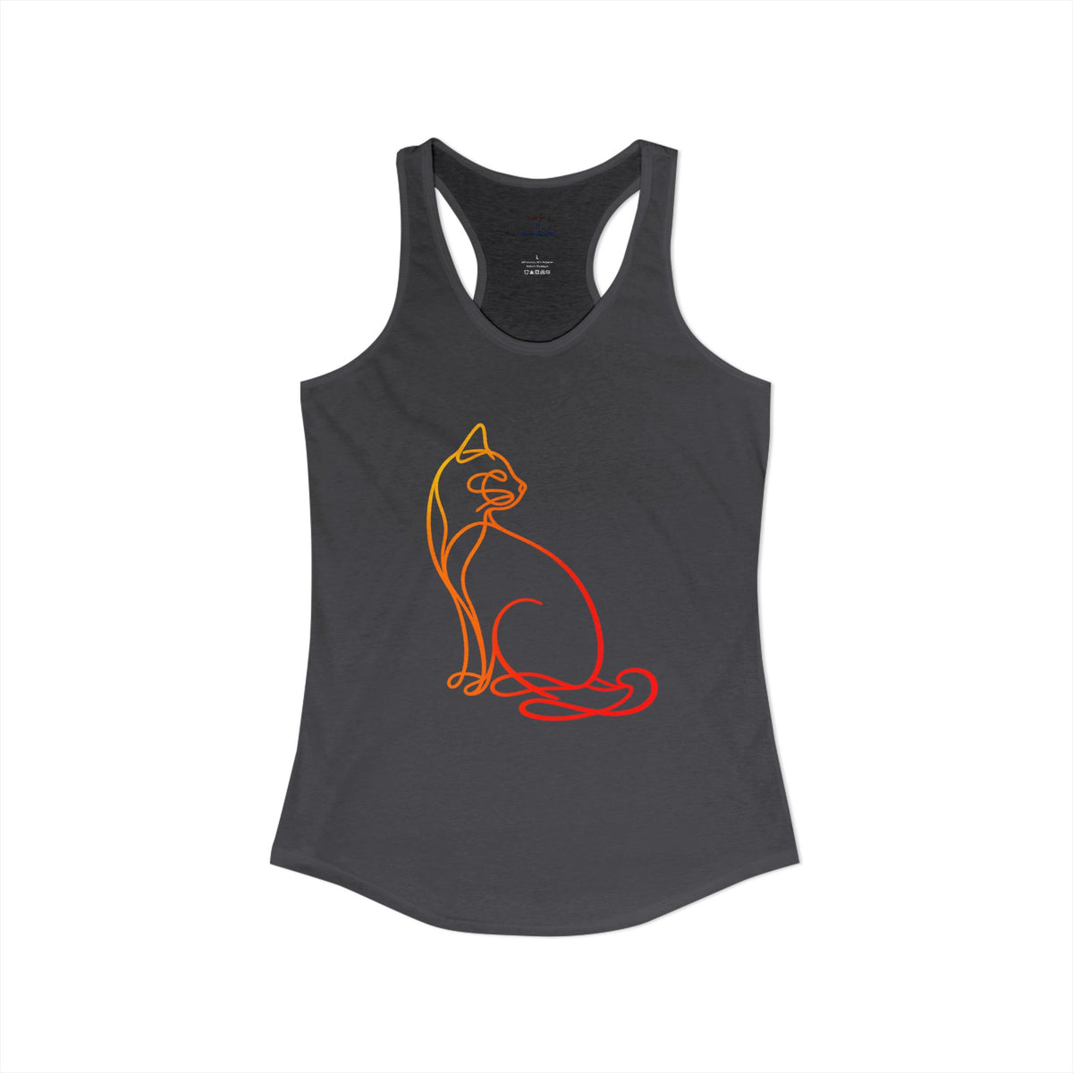 Sunrise Cat Racerback Tank