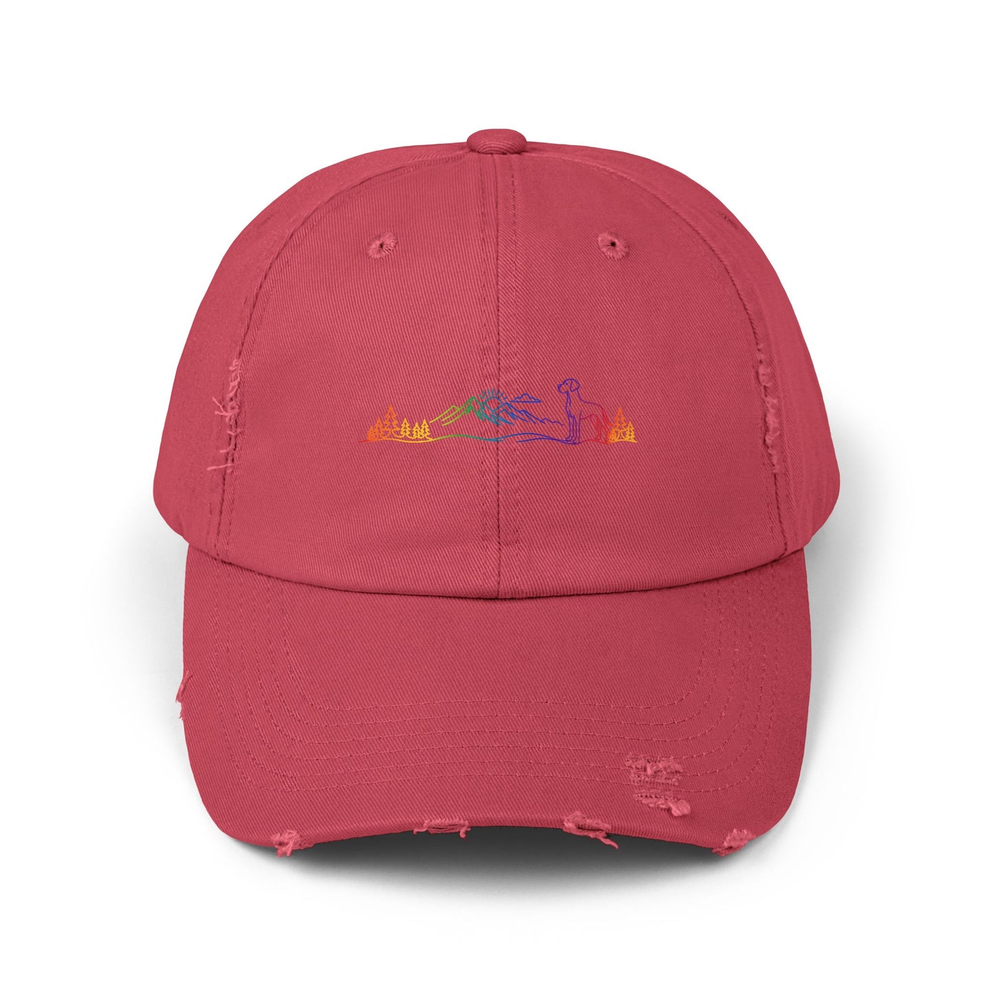 Great Dane, natural eared | Distressed Cap