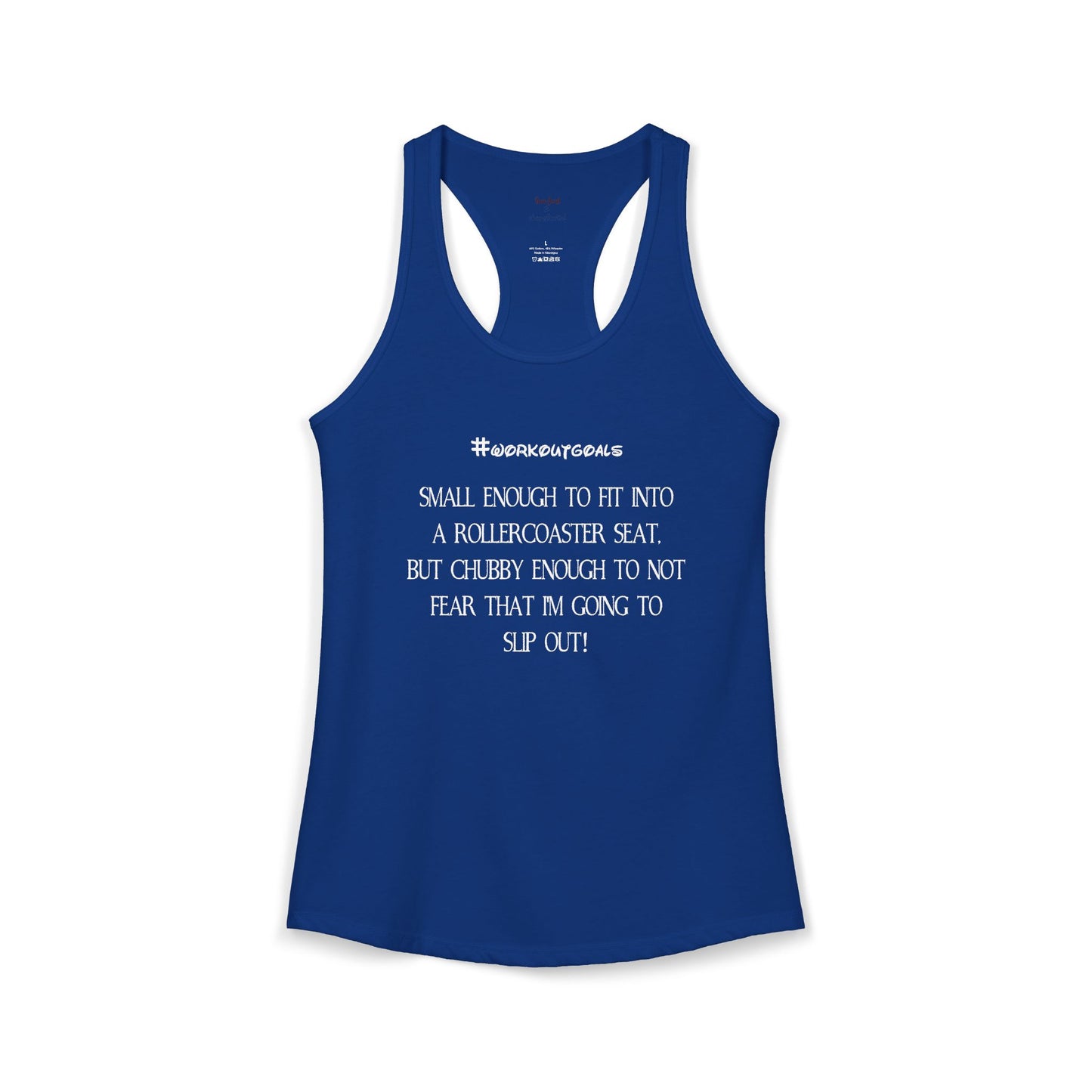 Workout Goals Racerback Tank