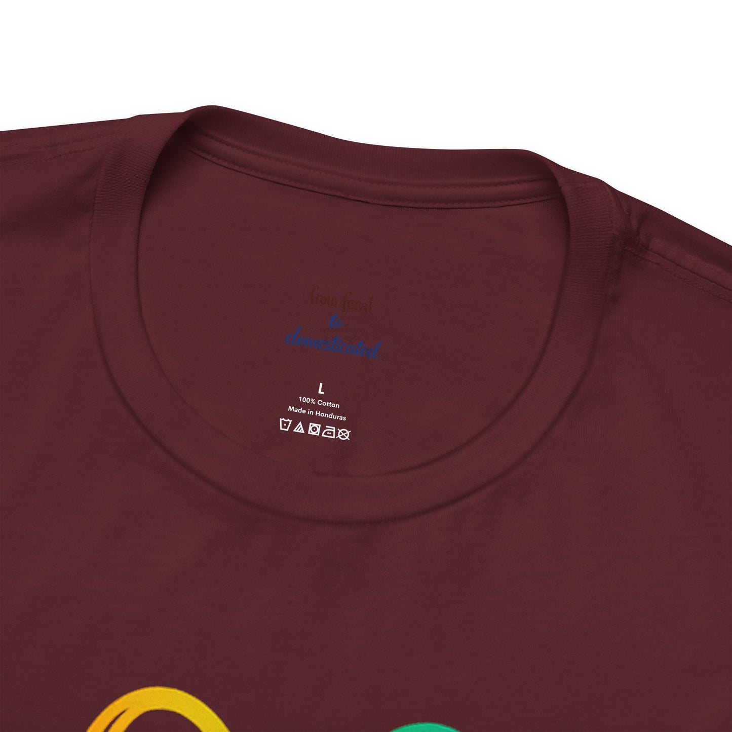 Heart/Paw Colorful Line-Work T-Shirt