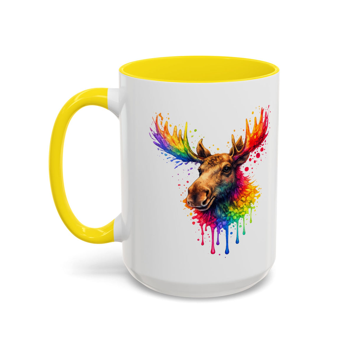 Watercolor Moose Coffee Mug  (11/15oz)