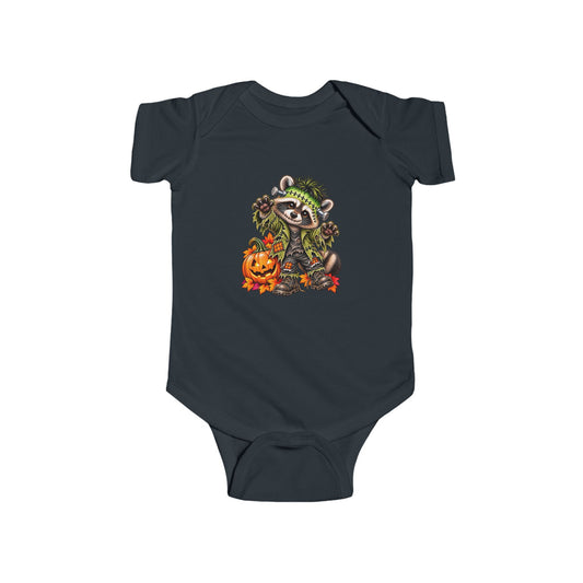 Infant Onesie — Halloween Frankenstein Raccoon