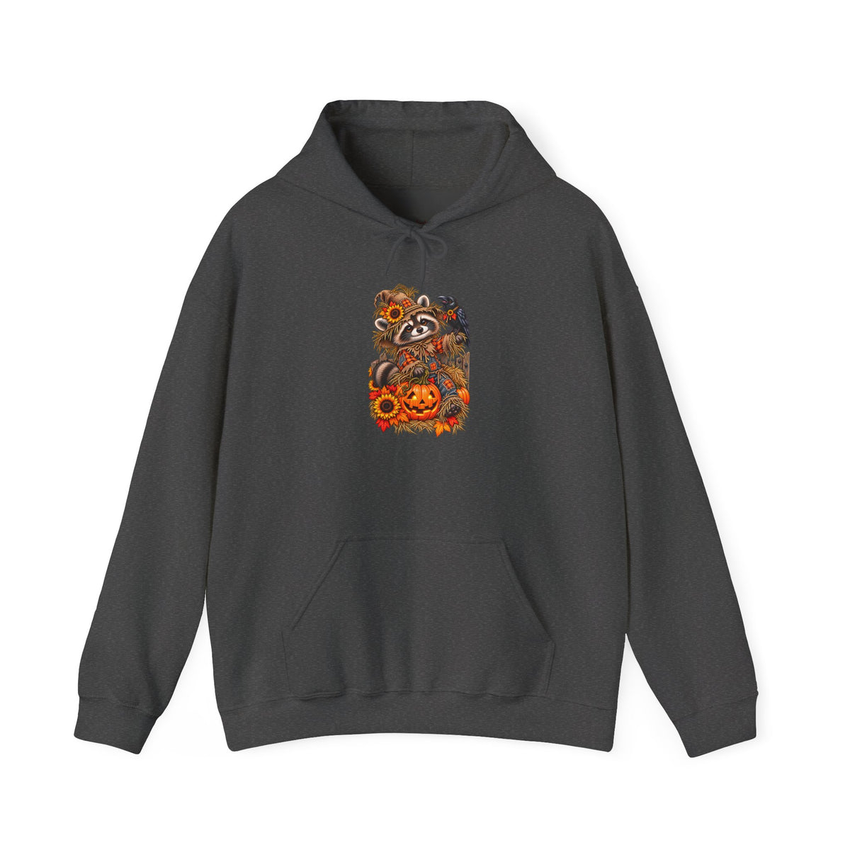 Scarecrow Raccoon Hooded Sweatshirt